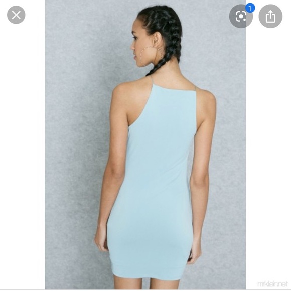 Forever 21 pale blue bodycon dress - Picture 6 of 9